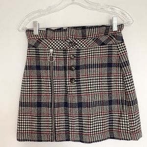 Topshop Plaid Miniskirt US size 4